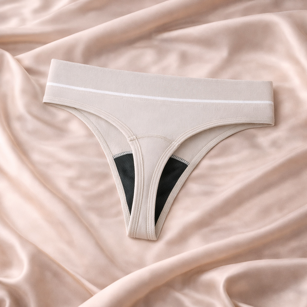 Tanga menstrual sin costuras individual (flujo ligero)