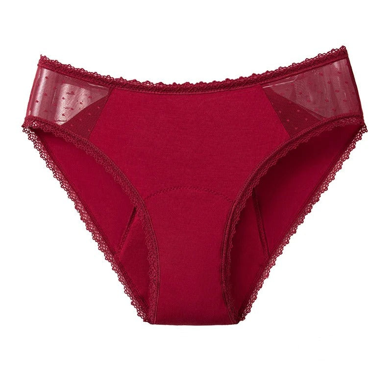 Braga menstrual individual con plumeti en 5 colores (flujo medio)