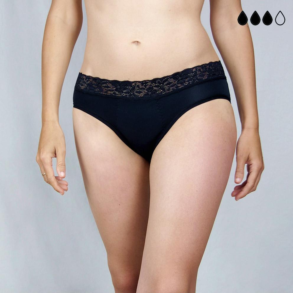 Pack de 4 bragas menstruales Abril (+ bolsita gratis)