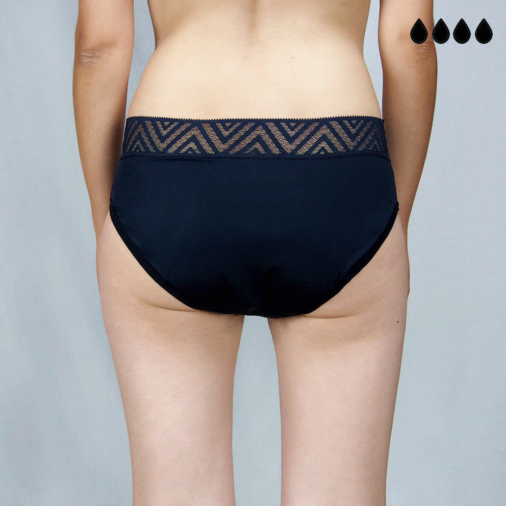 Pack de bragas menstruales 3 colores (flujo abundante)