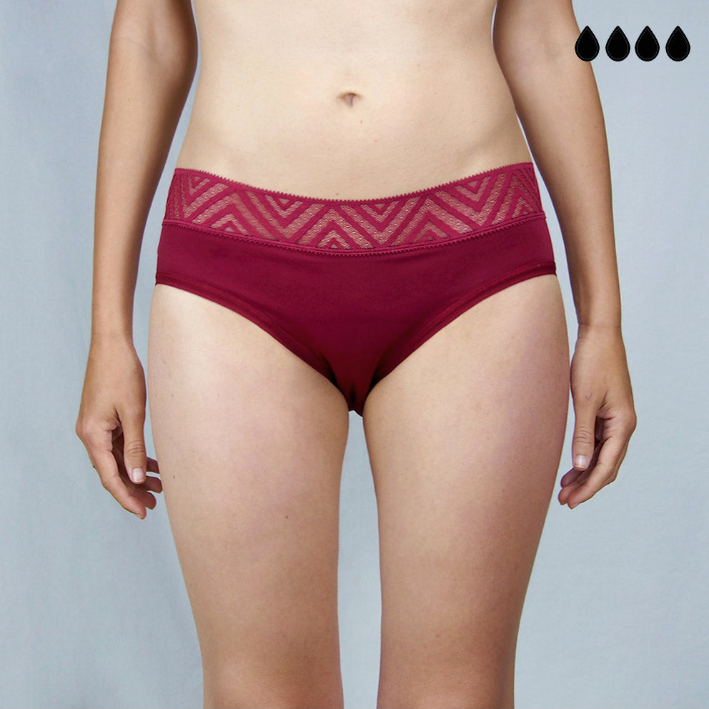 Pack de bragas menstruales 3 colores (flujo abundante)