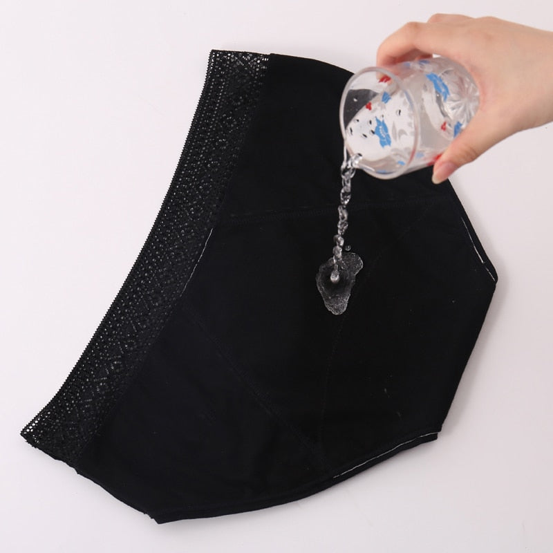 Packs de bragas menstruales con encaje (flujo medio)