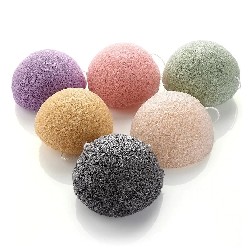 Pack 6 Esponjas naturales 100% Konjac (6 colores)