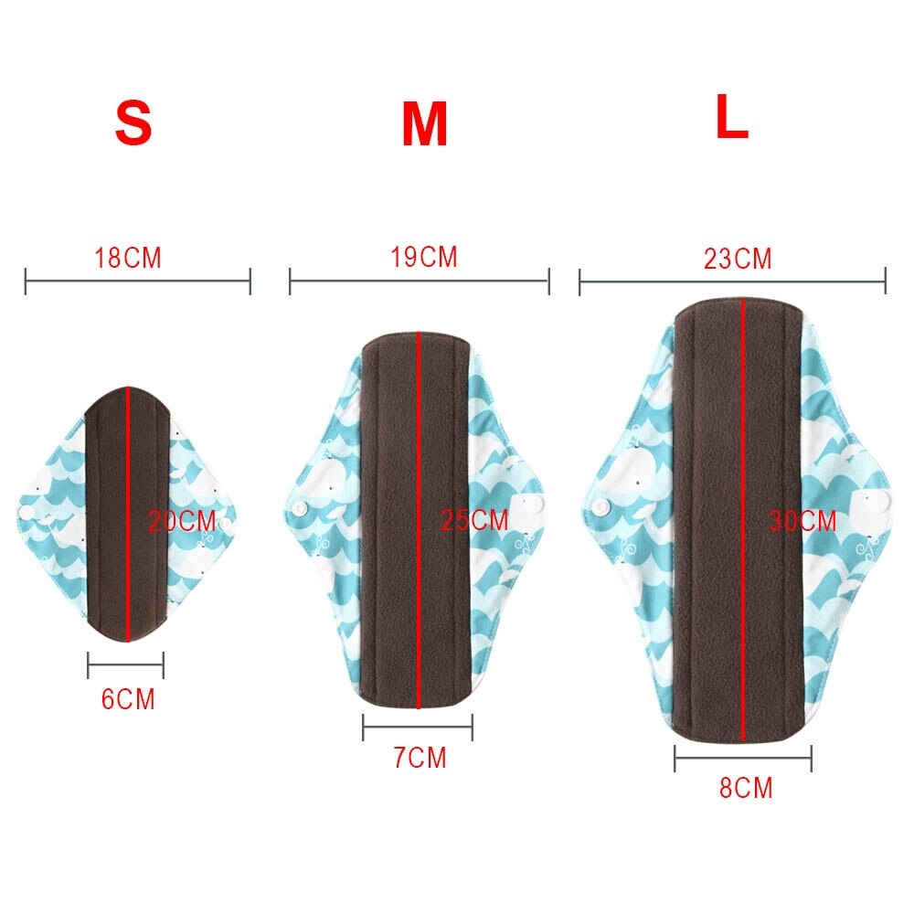 Pack de 5 compresas reutilizables (+ bolsita gratis)