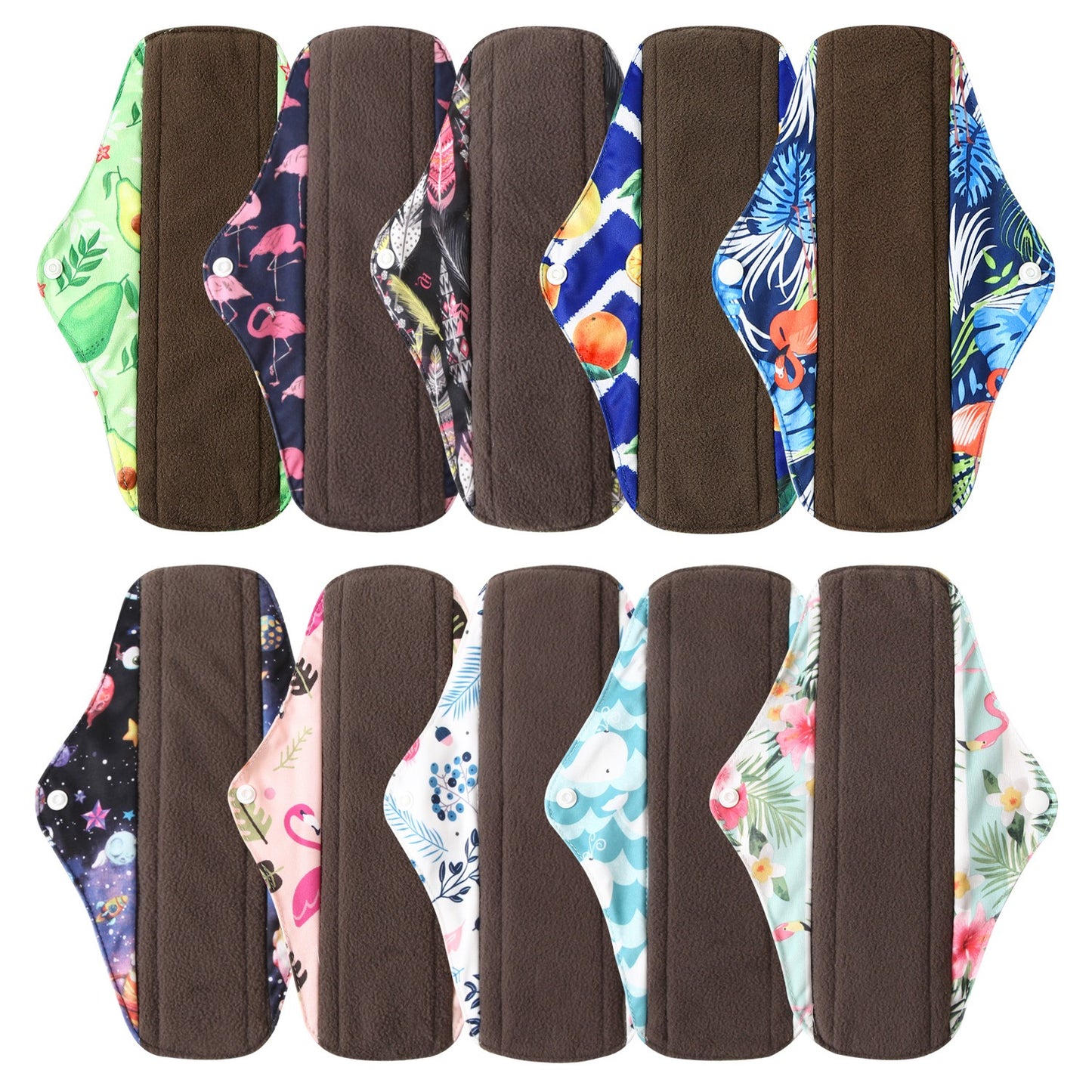 Mega pack de 10 compresas reutilizables (3+bolsita gratis)