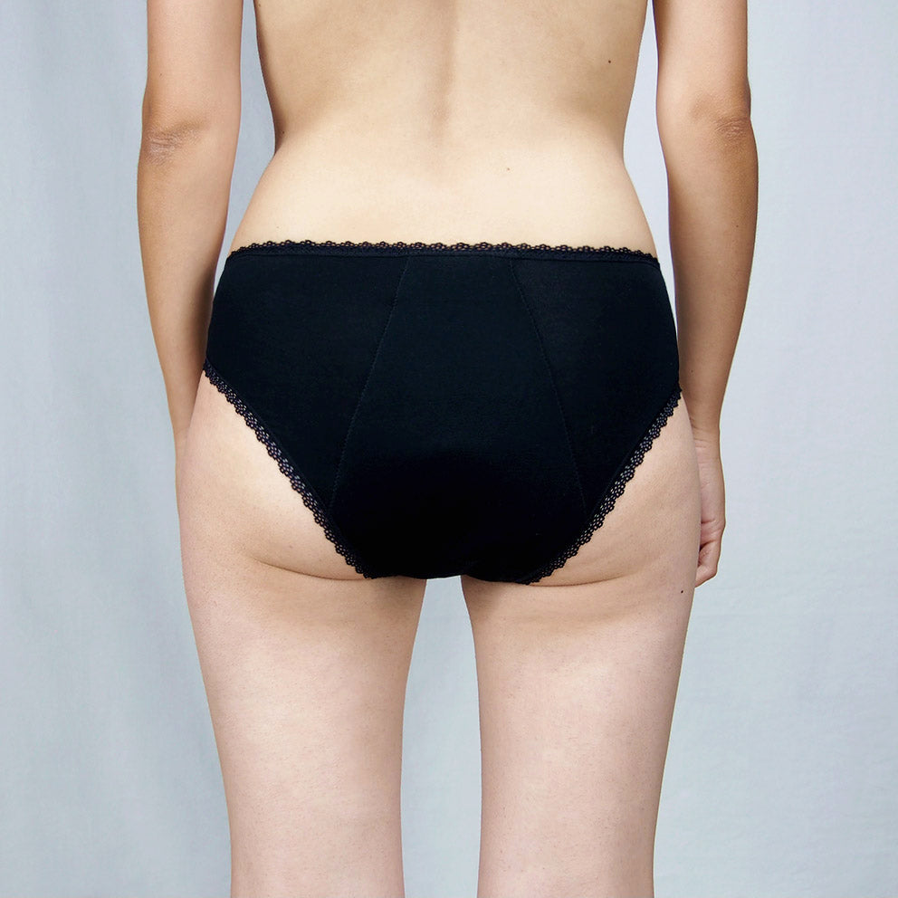 Packs de bragas menstruales con plumeti (flujo medio)