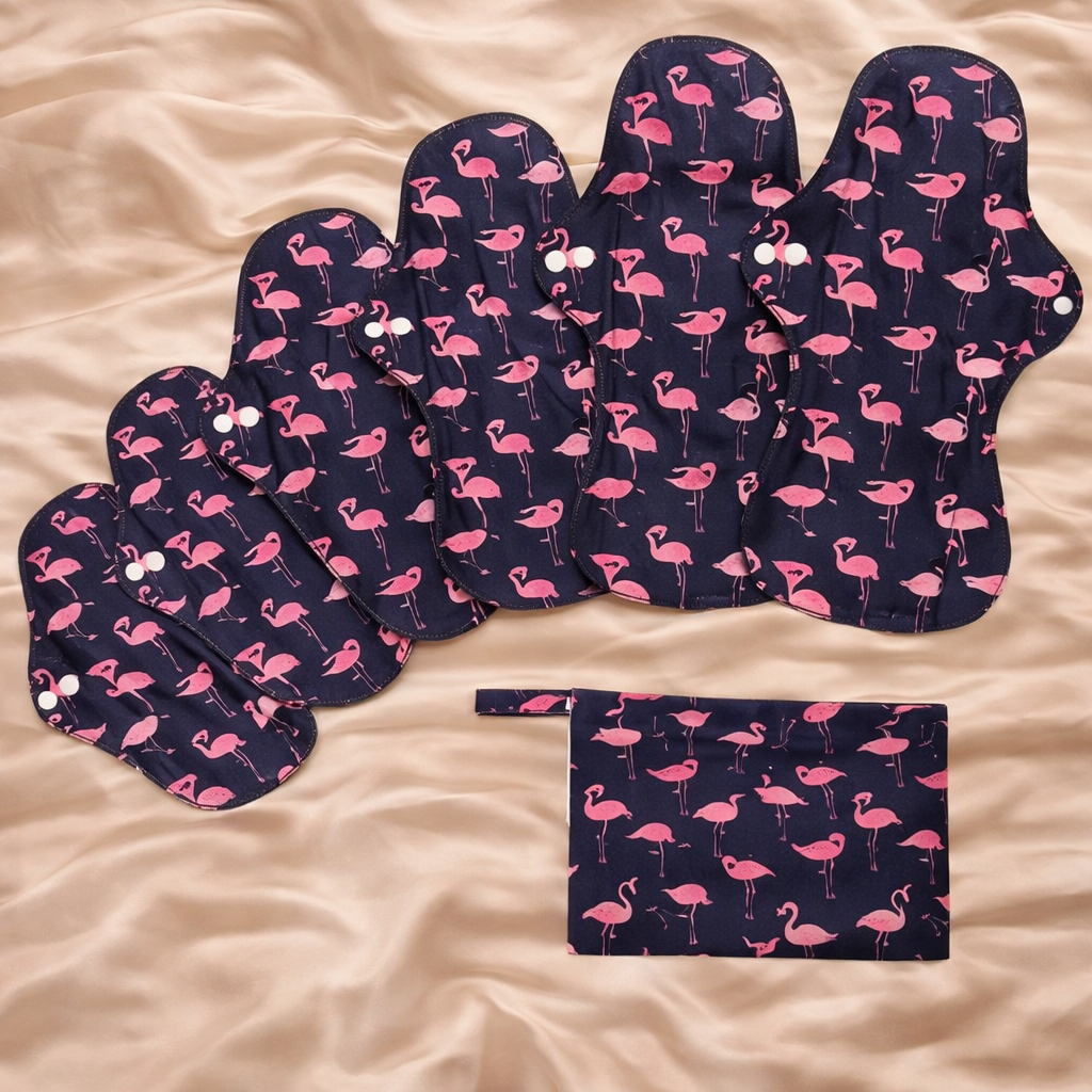 Pack mixto de 6 compresas reutilizables (+bolsita gratis)