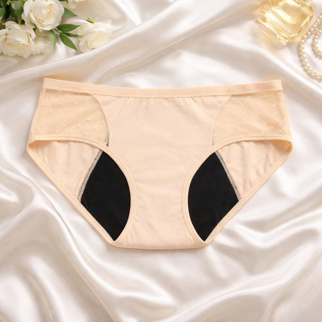 Braga menstrual individual plumeti en 3 colores (flujo medio)