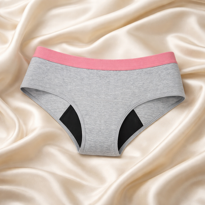 Braga menstrual individual en 6 colores (flujo medio)