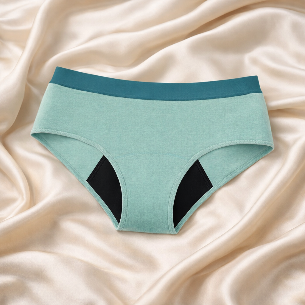 Braga menstrual individual en 6 colores (flujo medio)