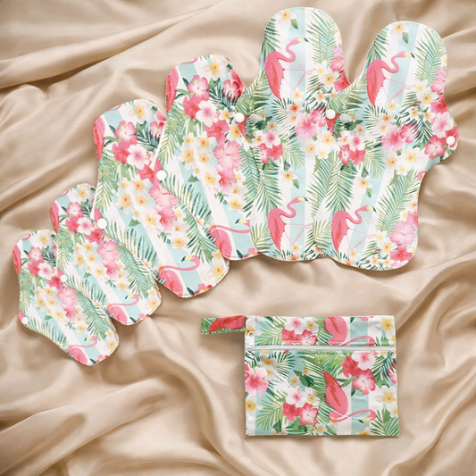 Pack mixto de 6 compresas reutilizables (+bolsita gratis)