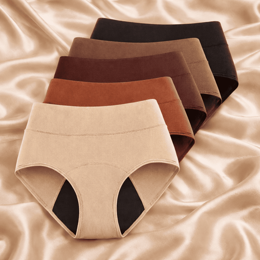 Pack de bragas menstruales 5 colores Skins (flujo ligero)