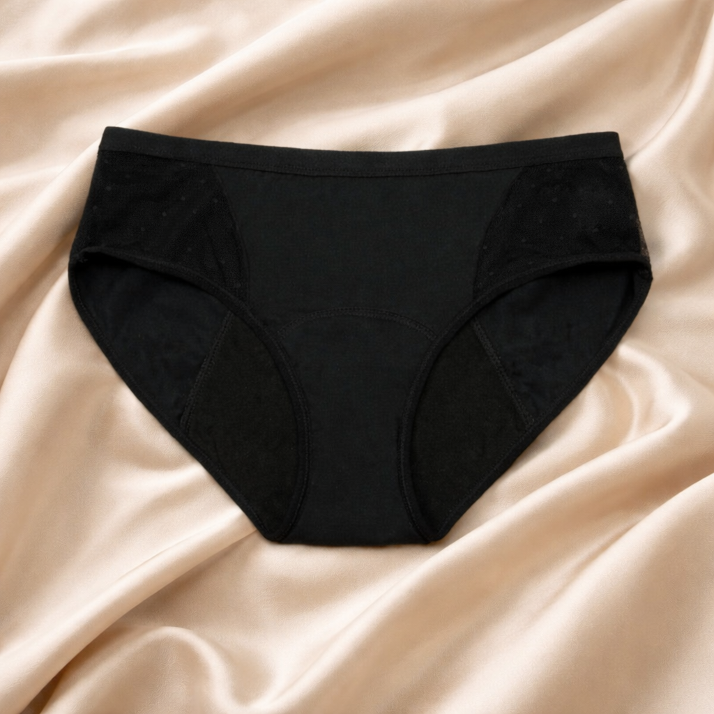 Braga menstrual individual plumeti en 3 colores (flujo medio)