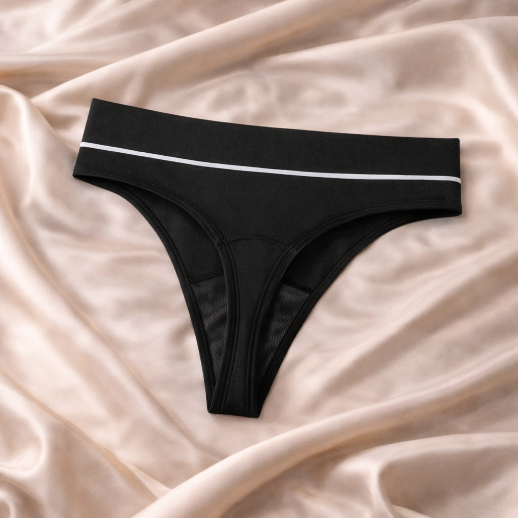 Tanga menstrual sin costuras individual (flujo ligero)