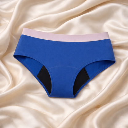 Pack de bragas menstruales  para adolescentes en 6 colores (flujo medio)