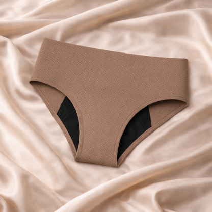 Packs 10 bragas menstruales sin costuras en 5 colores (flujo medio)