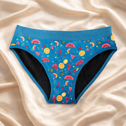 Pack 9 bragas menstruales para adolescentes (flujo medio)