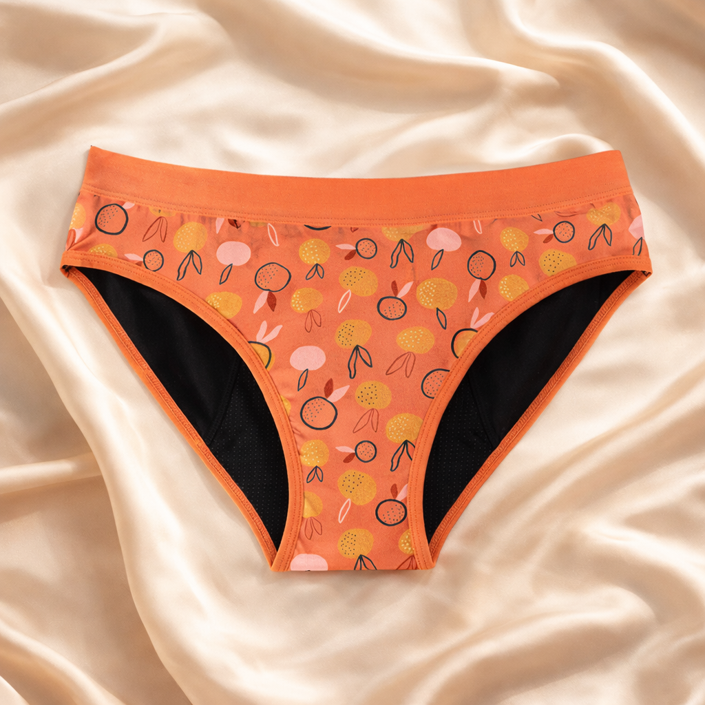 Braga menstrual individual en 9 colores (flujo medio)