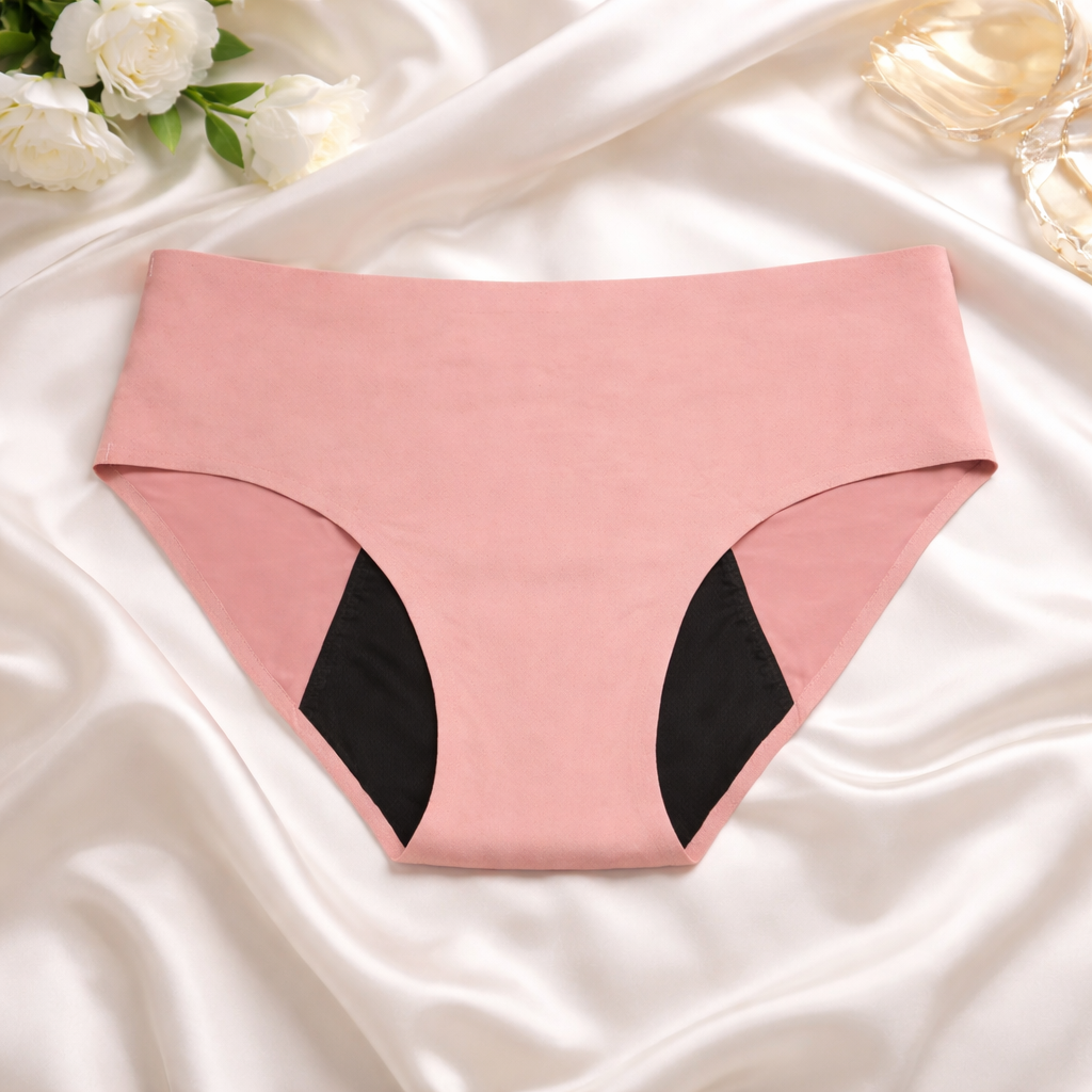5 bragas menstruales sin costuras (flujo medio)
