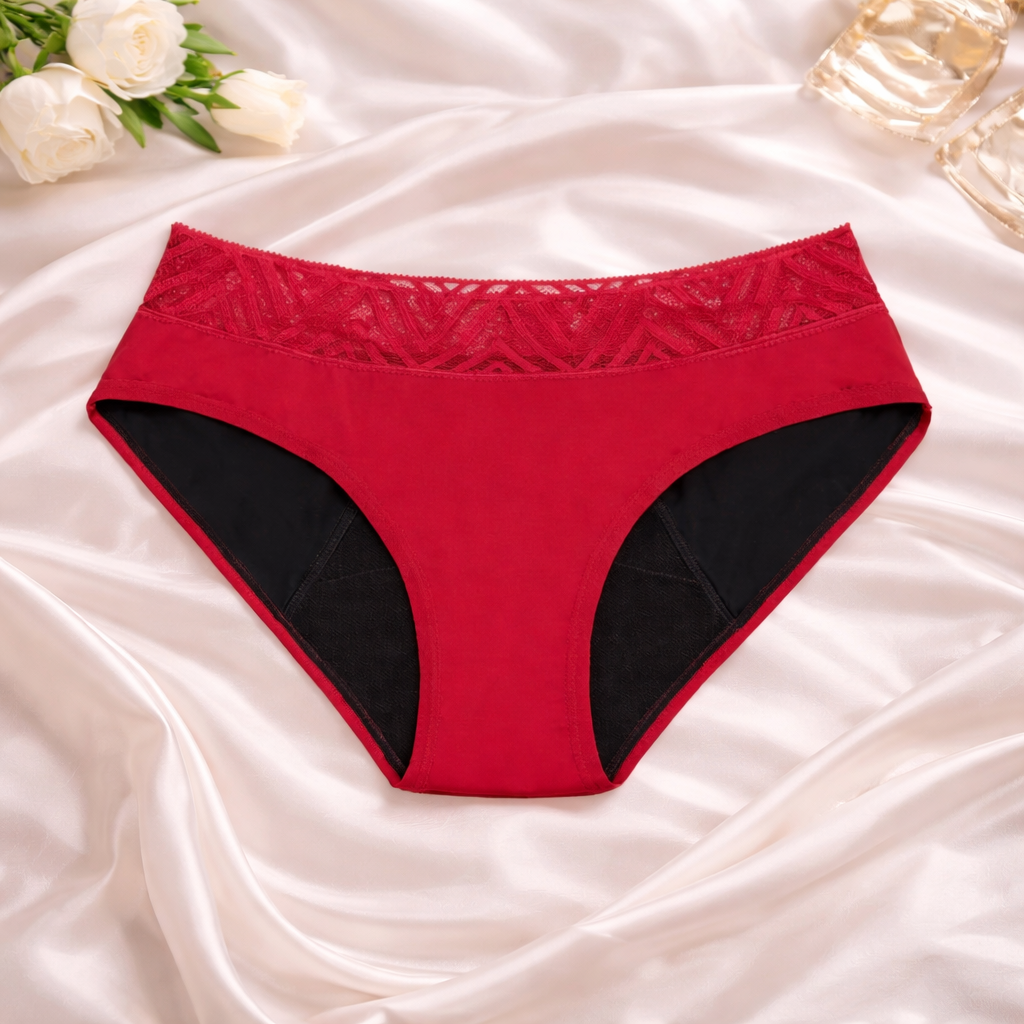 Pack de bragas menstruales 3 colores (flujo abundante)