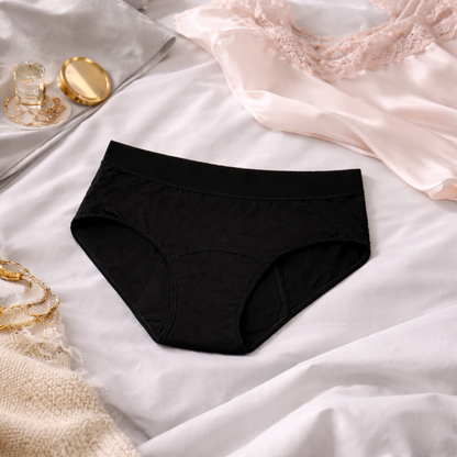 Packs 10 bragas menstruales (flujo abundante) en 5 colores