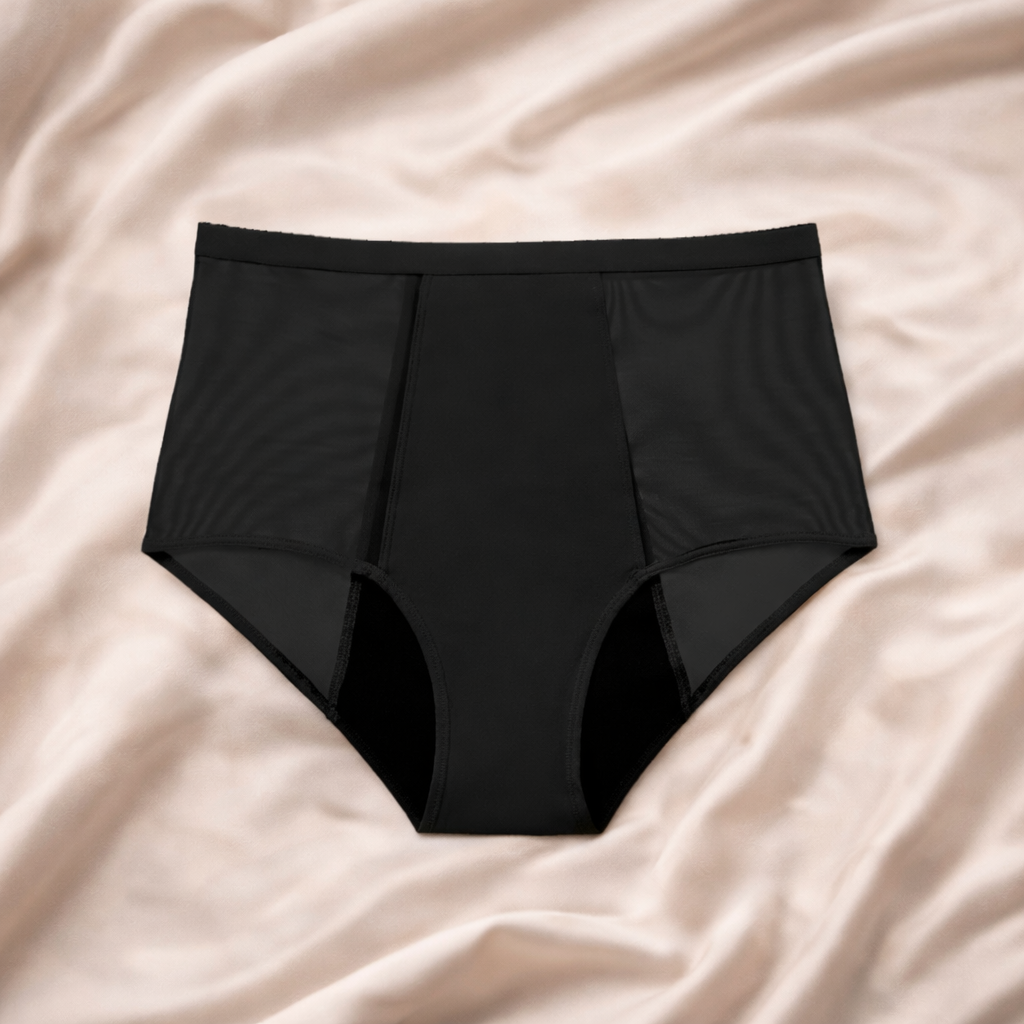 Packs bragas menstruales con transparencias (flujo abundante)