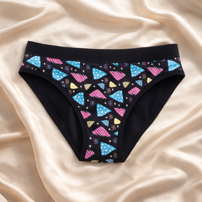 Pack 9 bragas menstruales para adolescentes (flujo medio)