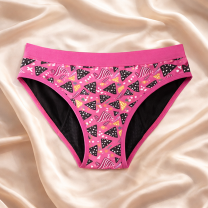 Pack 9 bragas menstruales para adolescentes (flujo medio)