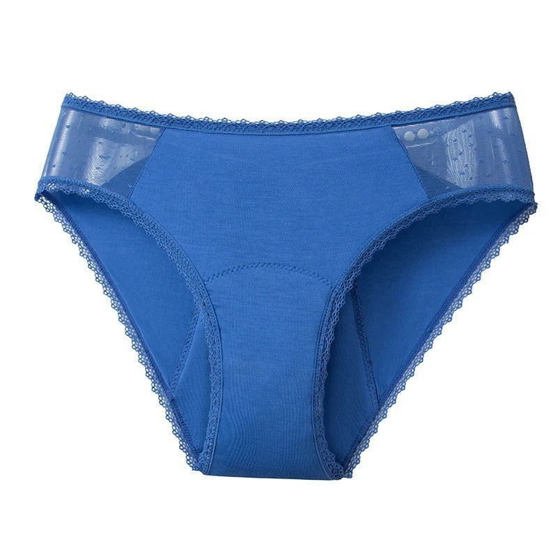 Braga menstrual individual con plumeti en 5 colores (flujo medio)