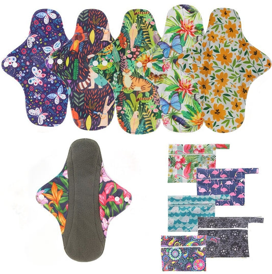 Pack de 6 compresas reutilizables (+ bolsita gratis)