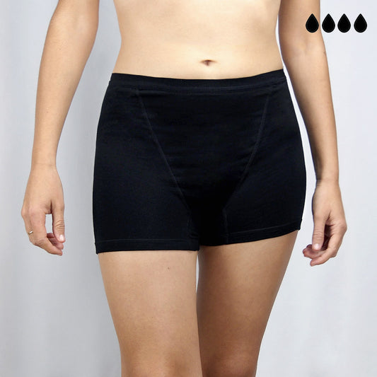 Packs de bragas boxers menstruales (flujo abundante)