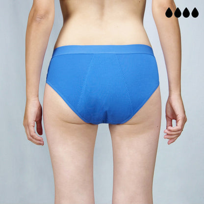 Braga menstrual individual en 5 colores (flujo abundante)