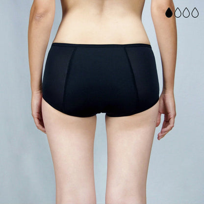 3 bragas menstruales (flujo moderado)