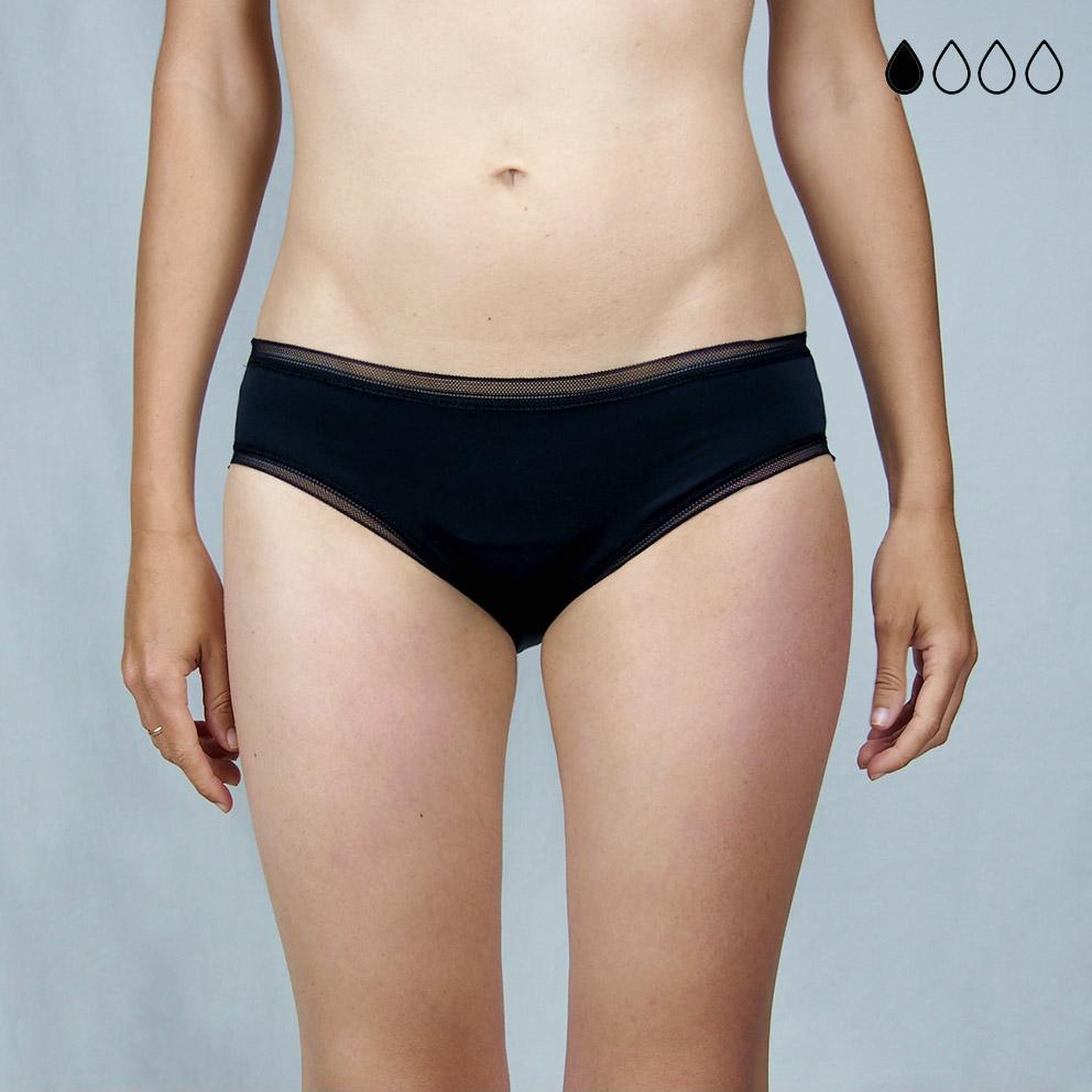 Pack de 4 bragas menstruales Lara (+bolsita gratis)