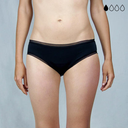 Pack de 4 bragas menstruales Lara (+bolsita gratis)