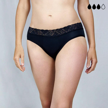 Pack de 4 bragas menstruales Lara (+bolsita gratis)