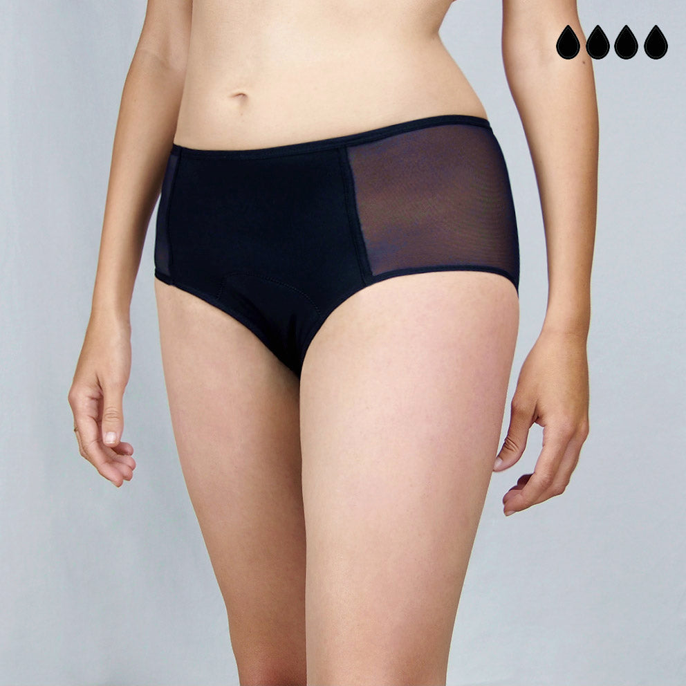 Pack de bragas menstruales 3 colores (flujo abundante)