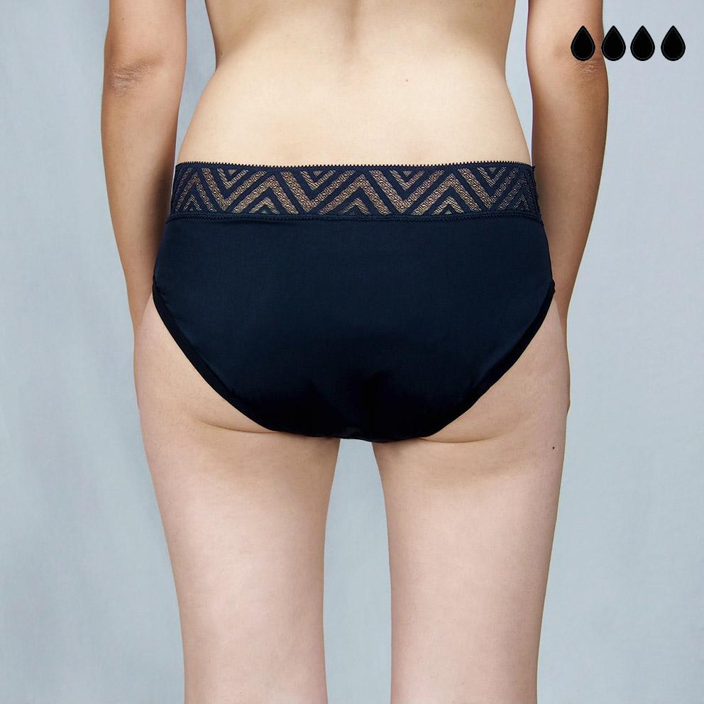 Pack de 4 bragas menstruales Kristel (+bolsita gratis)