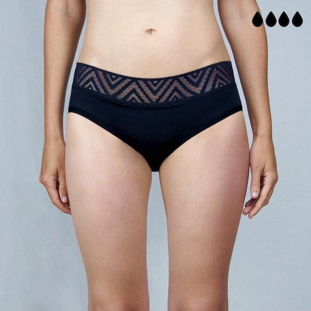 Pack de 4 bragas menstruales Kristel (+bolsita gratis)