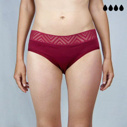 Pack de bragas menstruales 3 colores (flujo abundante)