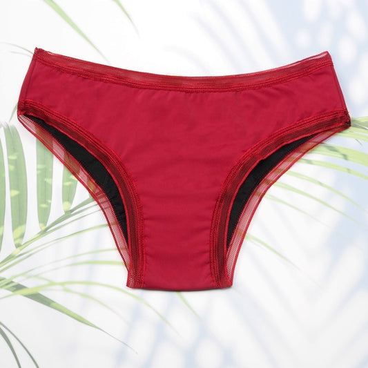 Braga menstrual individual en 3 colores (flujo ligero)