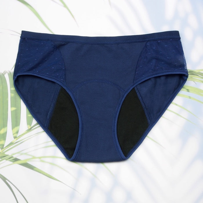 Braga menstrual individual plumeti en 3 colores (flujo medio)