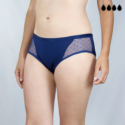 5 bragas menstruales (flujo medio)