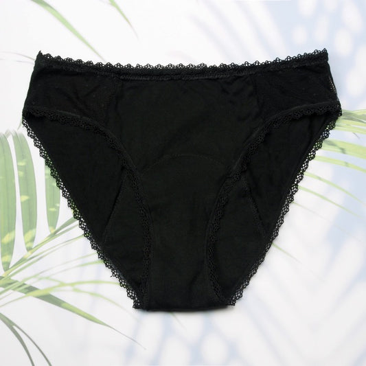 Packs de bragas menstruales con plumeti (flujo medio)