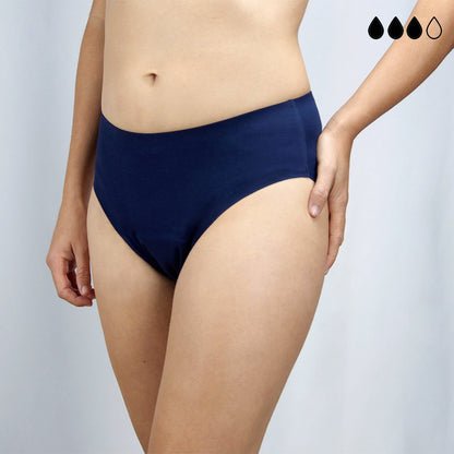 5 bragas menstruales sin costuras (flujo medio)