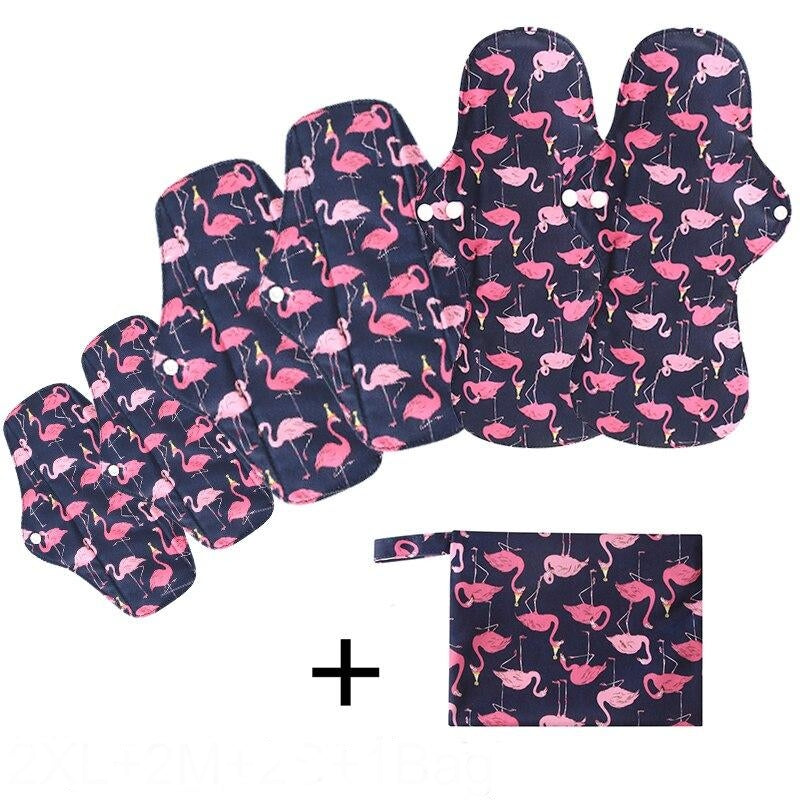 Pack mixto de 6 compresas reutilizables (+bolsita gratis)