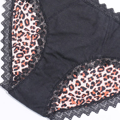 Braga menstrual individual de leopardo (flujo ligero)