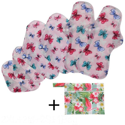 Pack mixto de 6 compresas reutilizables (+bolsita gratis)